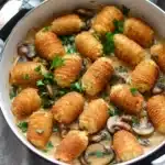 Veggie Krokettenauflauf mit Champignons First Image First Image