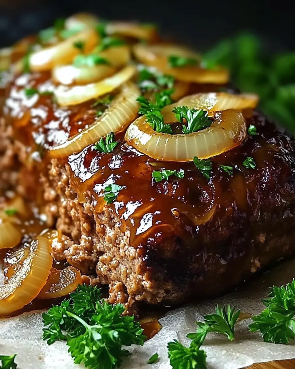 Französischer Zwiebelhackbraten: Juicy Comfort Food Bliss