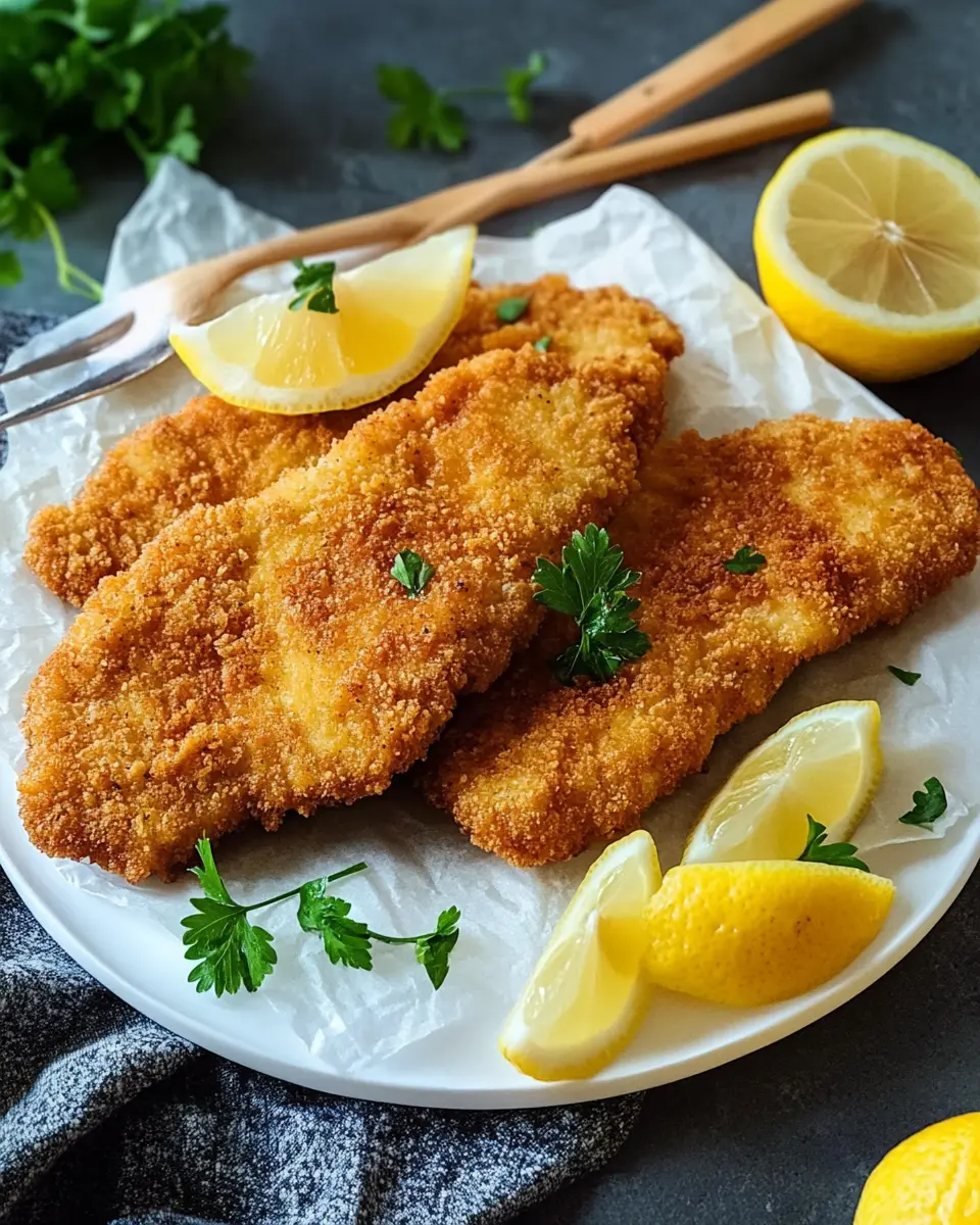 Panierte Schnitzel aus dem Backofen: Effortlessly Crispy Joy