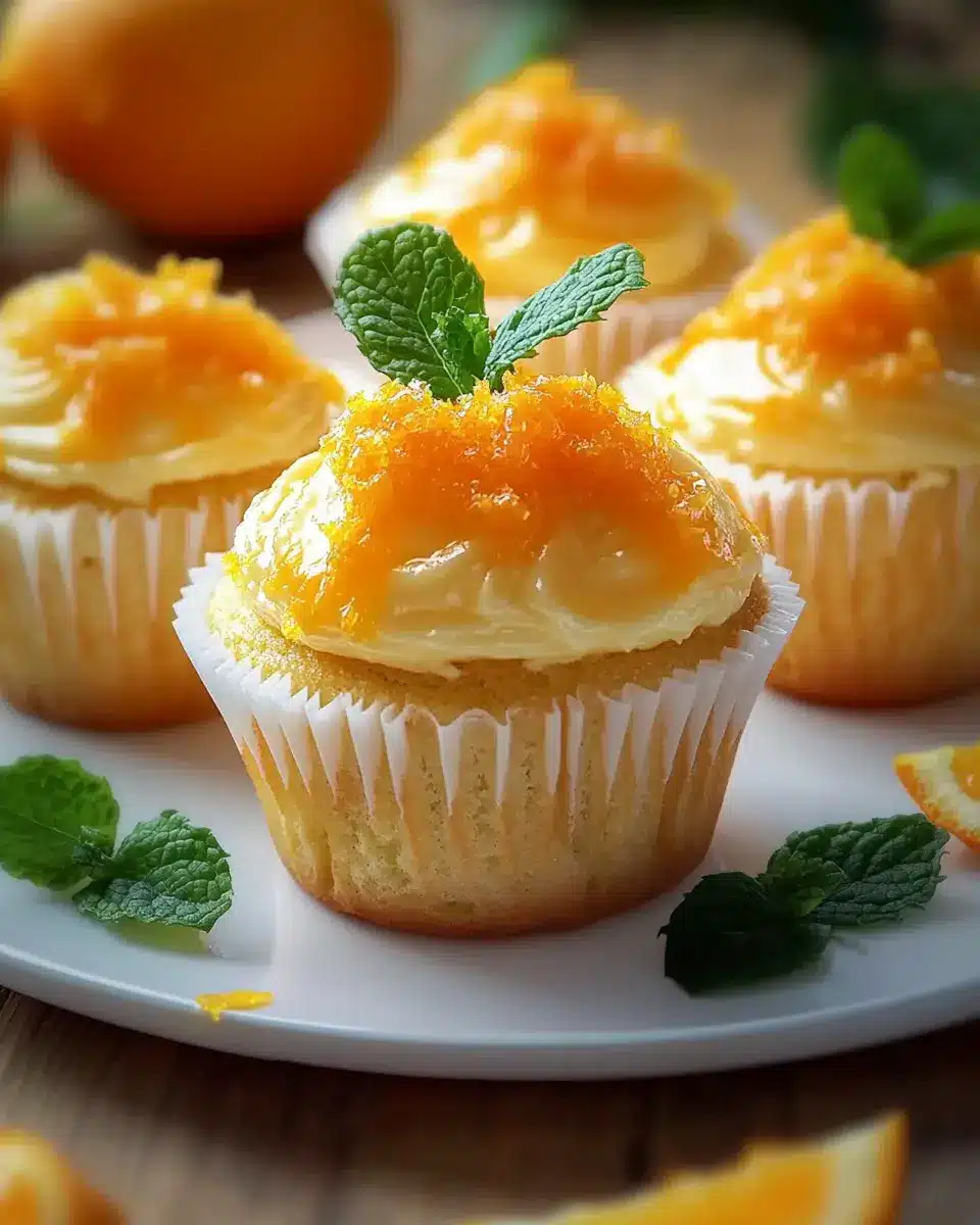 Orangenmousse Muffins First Image First Image