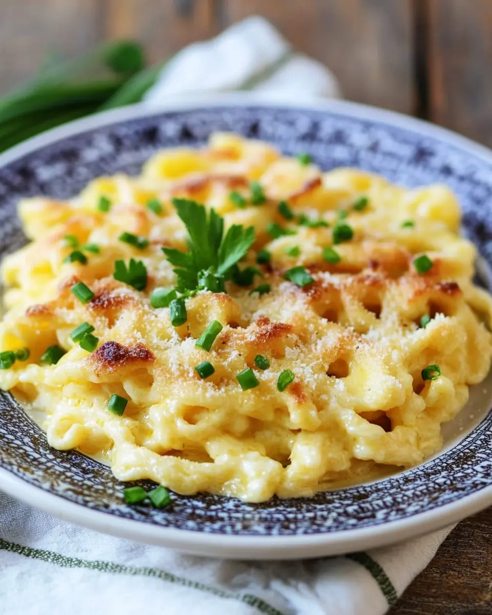 Ofenkäse-Spätzle aus der Heißluftfritteuse First Image First Image