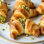 Schnelle Pistazien-Croissants mit cremiger Füllung First Image First Image