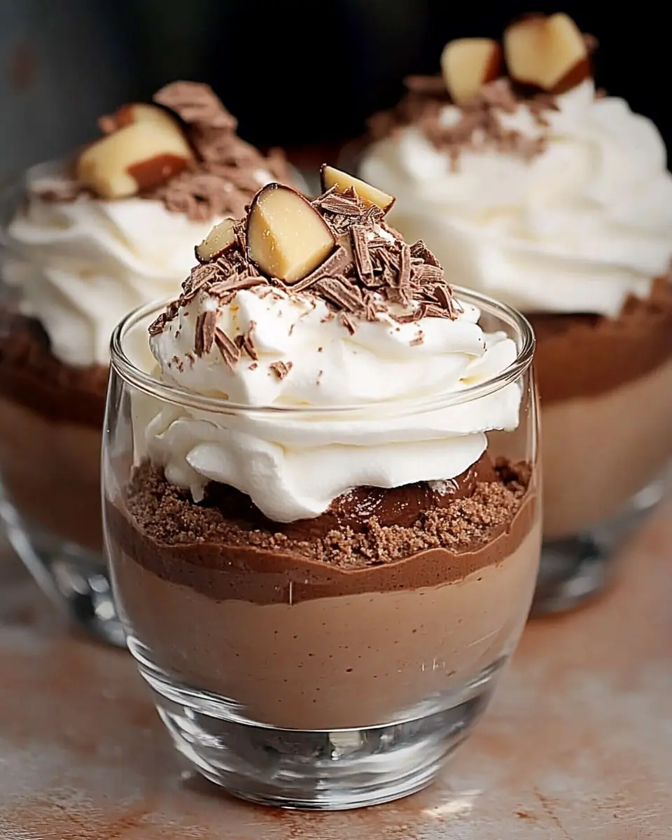 Mascarpone-Schokoladenmousse-Becher: Indulgent Chocolate Bliss