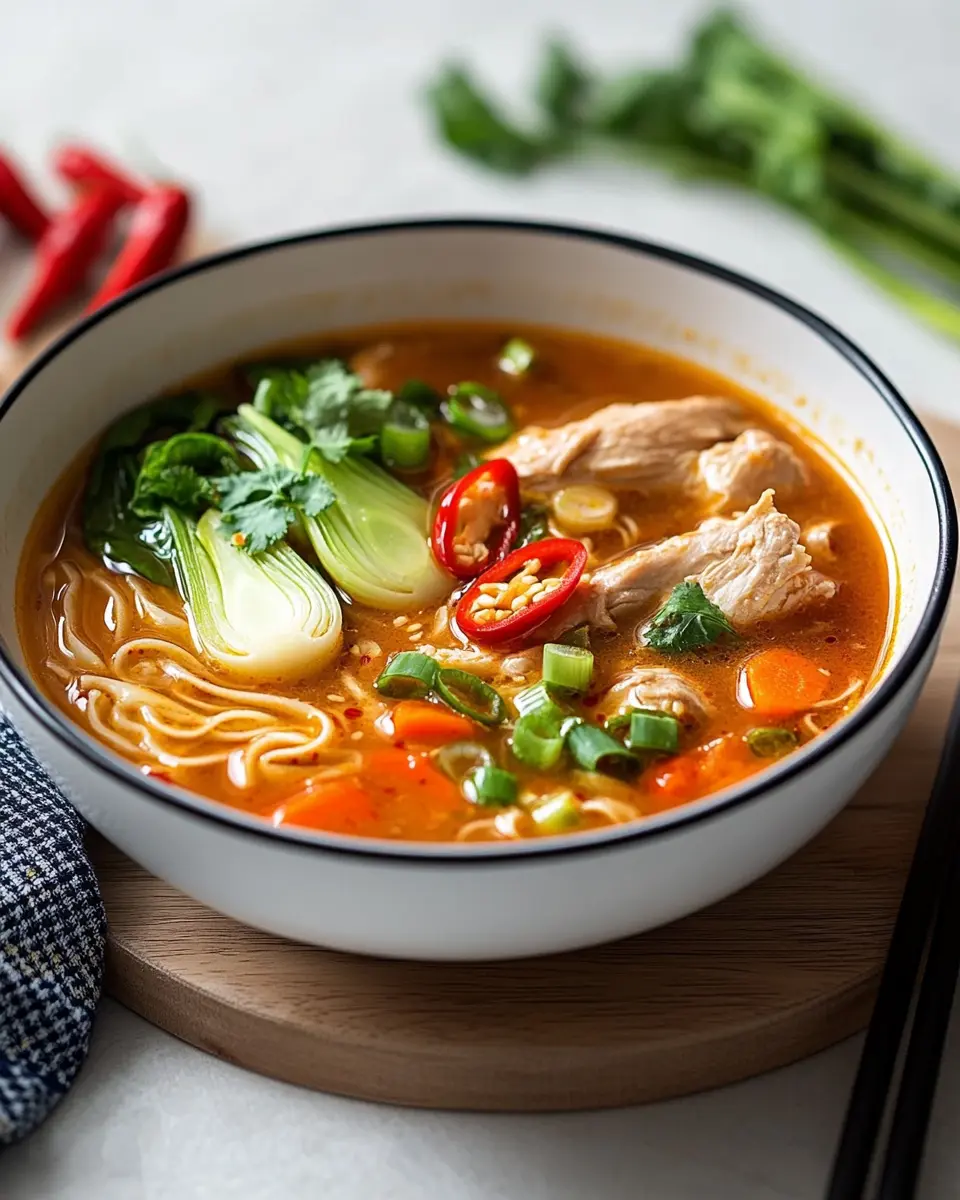 Peking-Suppe mit Hähnchen: Irresistibly Bold Comfort Food