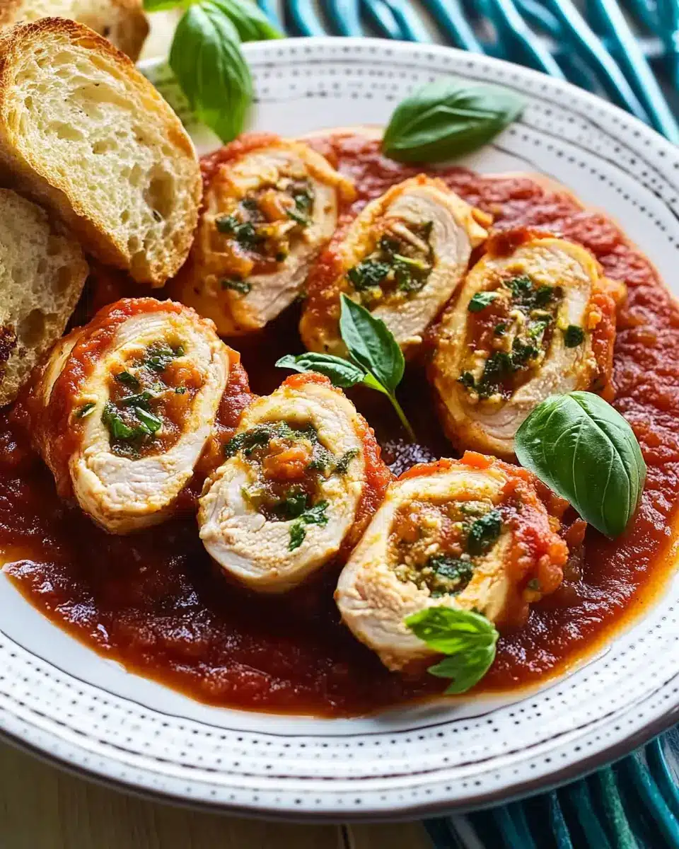 Hähnchenrouladen in Tomatensauce: Juicy Comfort on a Plate