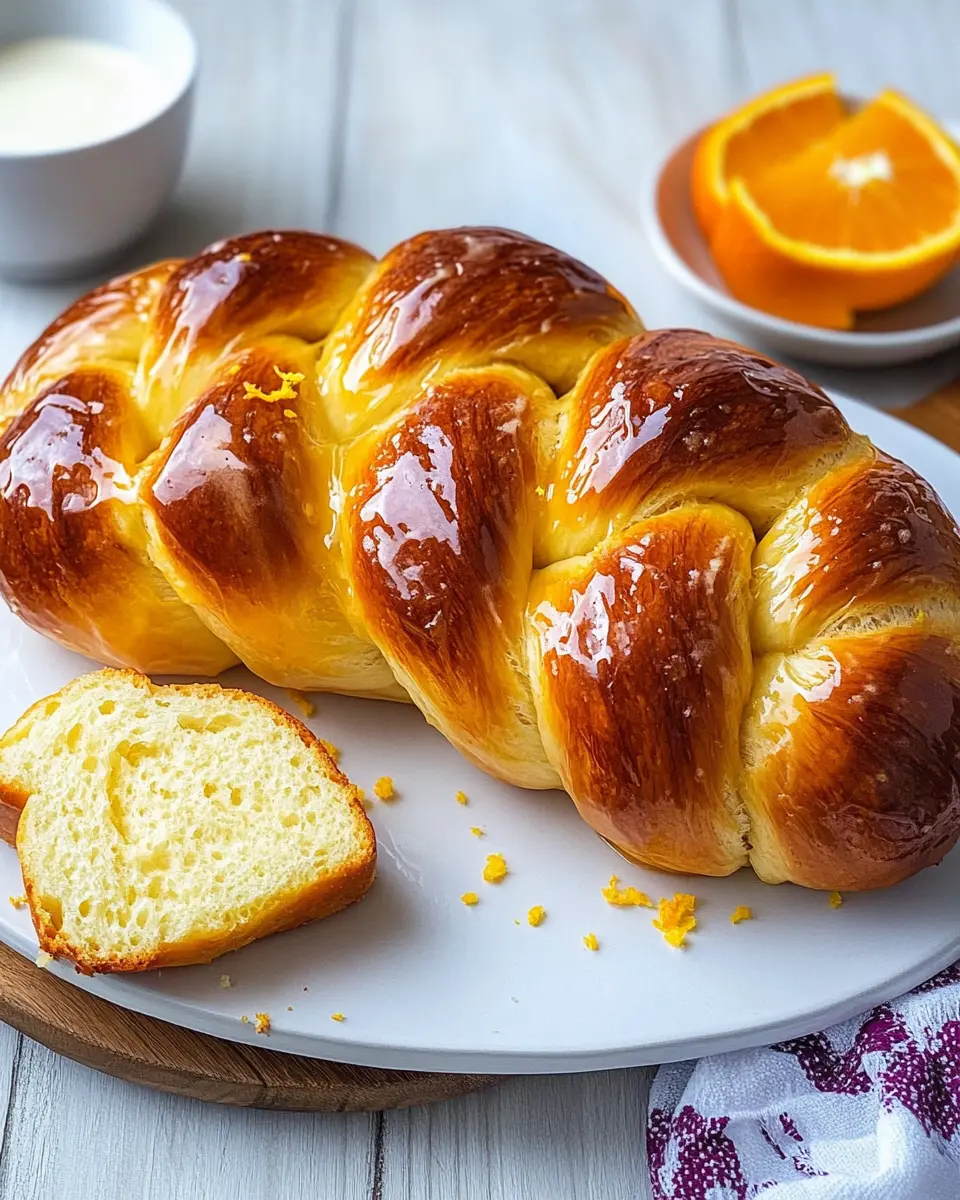 Veganer Hefezopf mit Orange: Irresistibly Fluffy Delight
