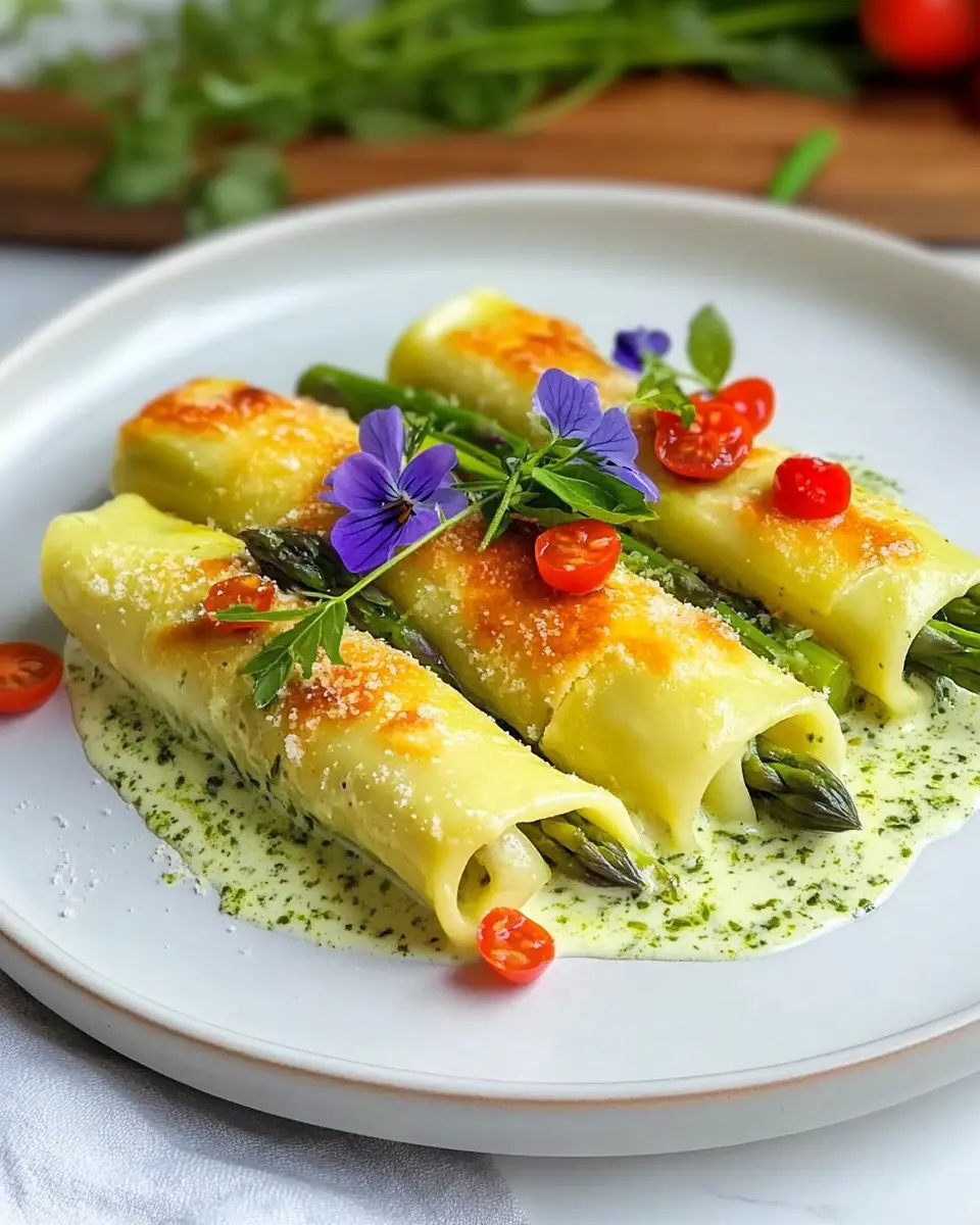 Spargel Cannelloni mit Kräutersauce: A Cozy Indulgence You’ll Love