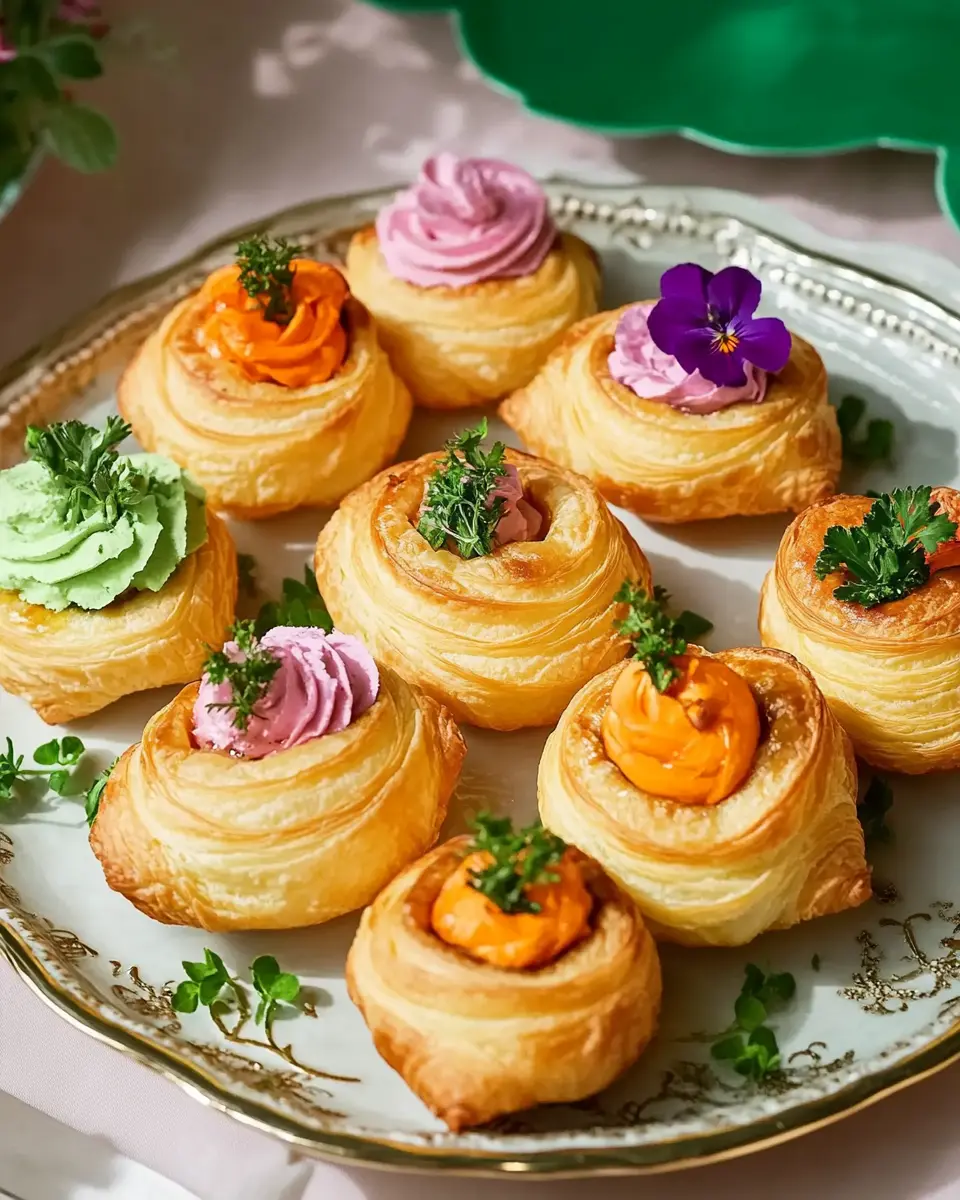 Bunt gefüllte Croissant-Nester: Irresistibly Festive Delights
