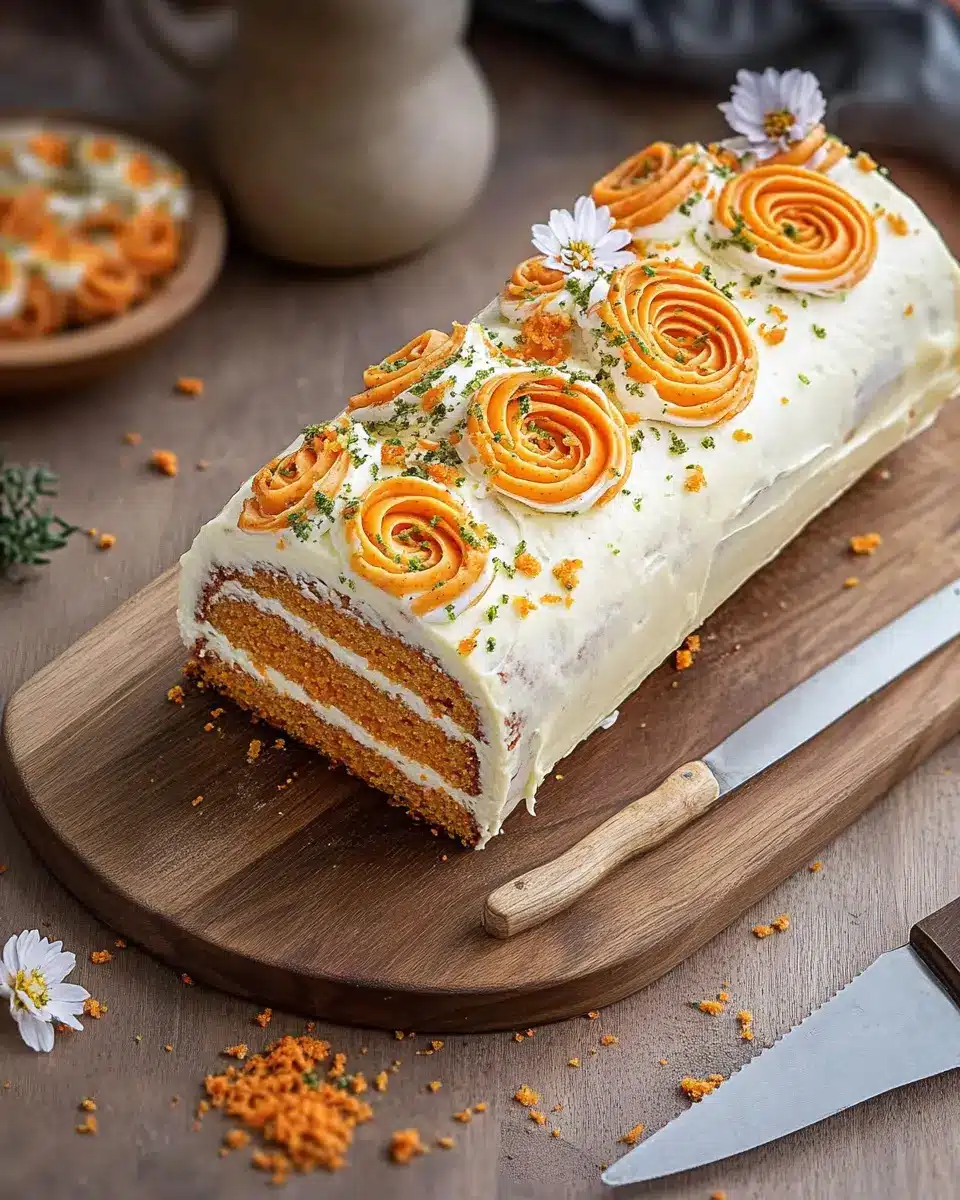 Rüeblicake-Roulade: The Best Homemade Carrot Cake Delight