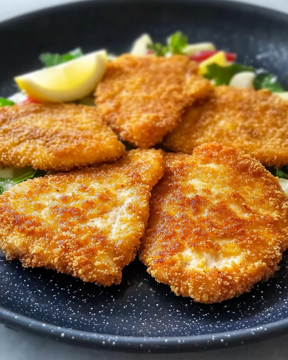 Knusprige Hähnchen-Schnitzel First Image First Image