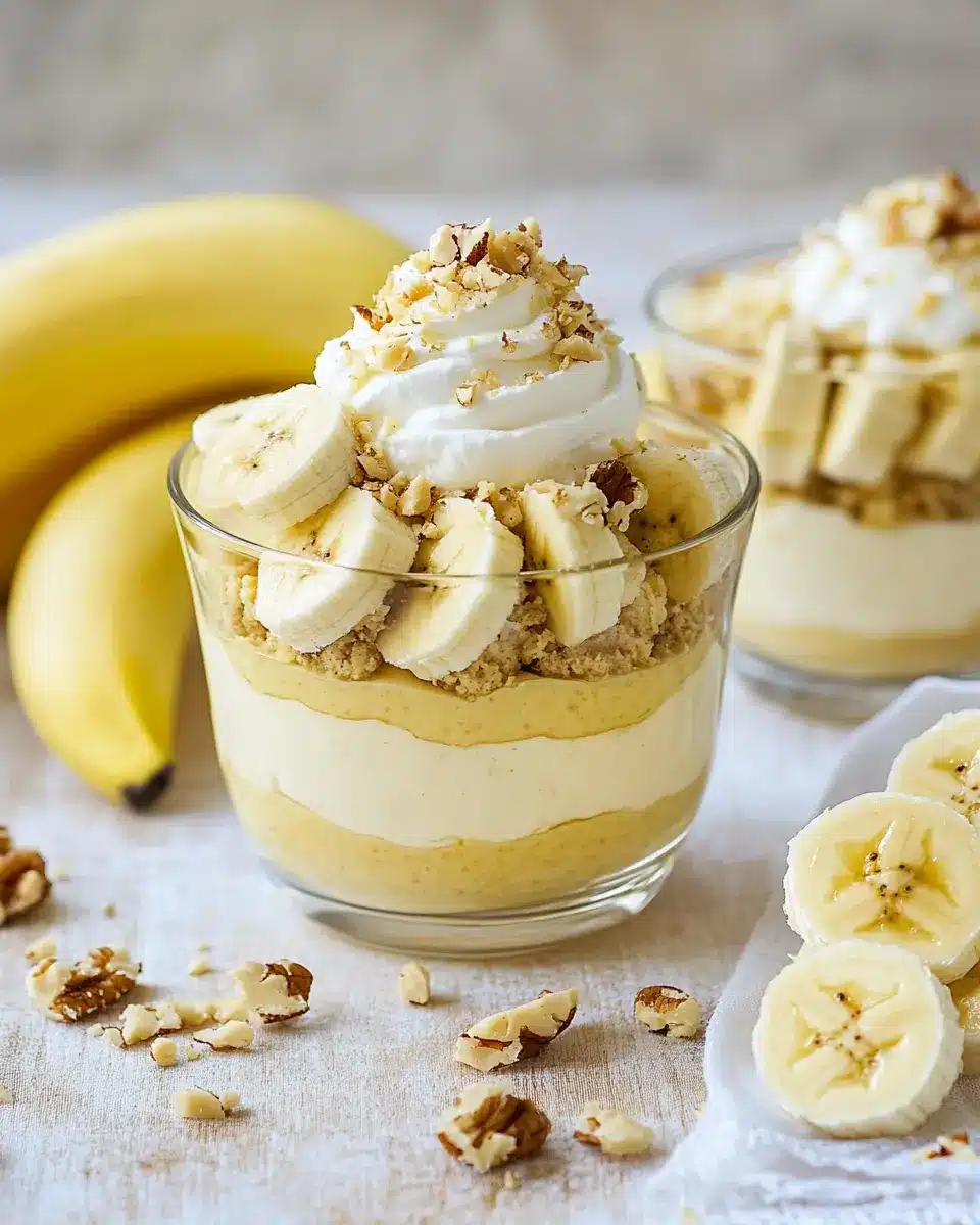 Das beste Rezept für proteinreichen Bananenpudding First Image First Image