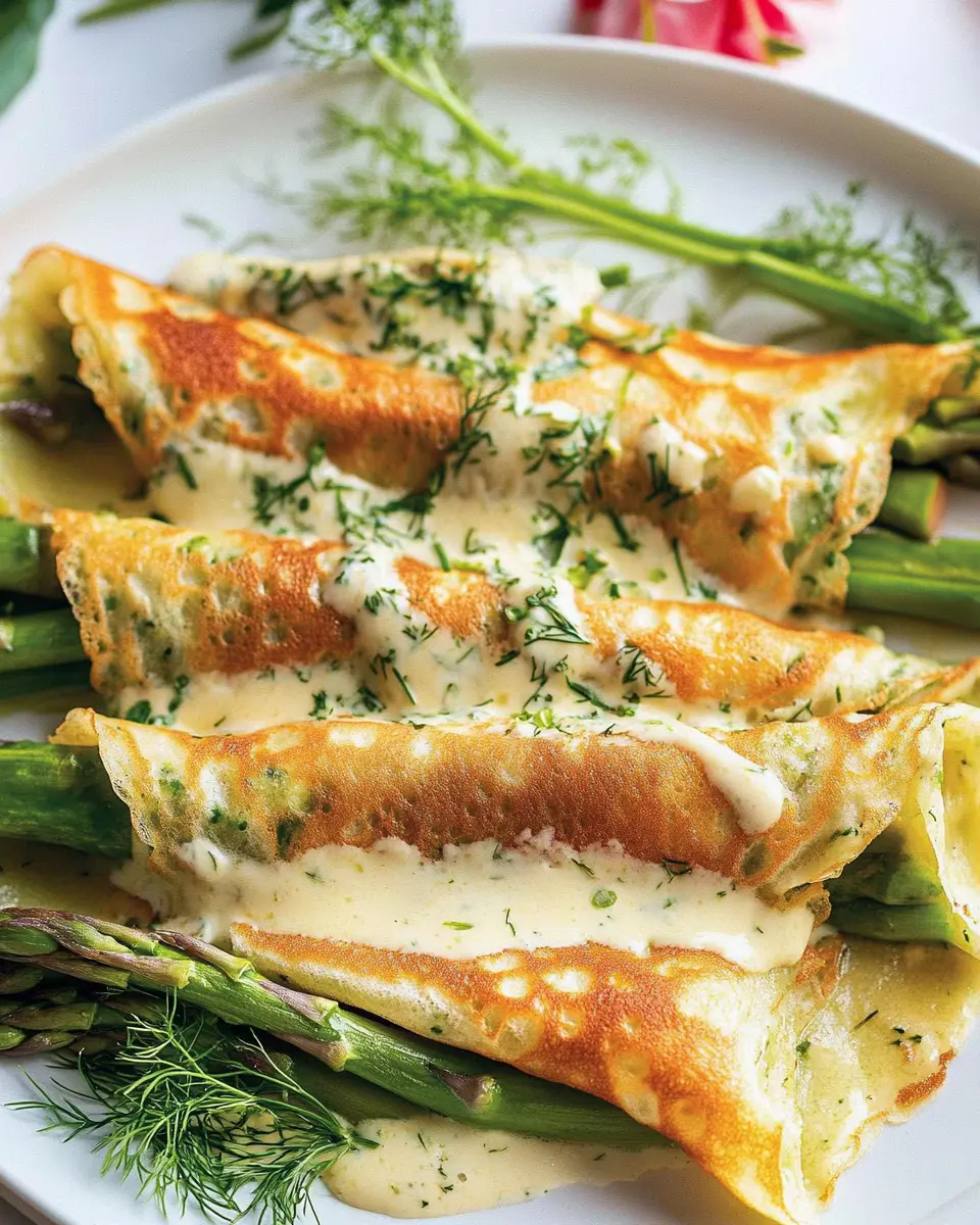 Spargel-Lachs-Crespelle