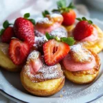 Popovers mit Rhabarber Curd & Erdbeeren First Image First Image