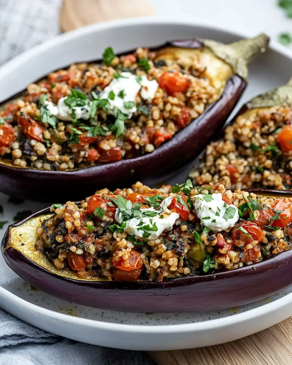 Gefüllte Aubergine First Image First Image