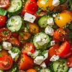 Leichter mediterraner Salat First Image First Image