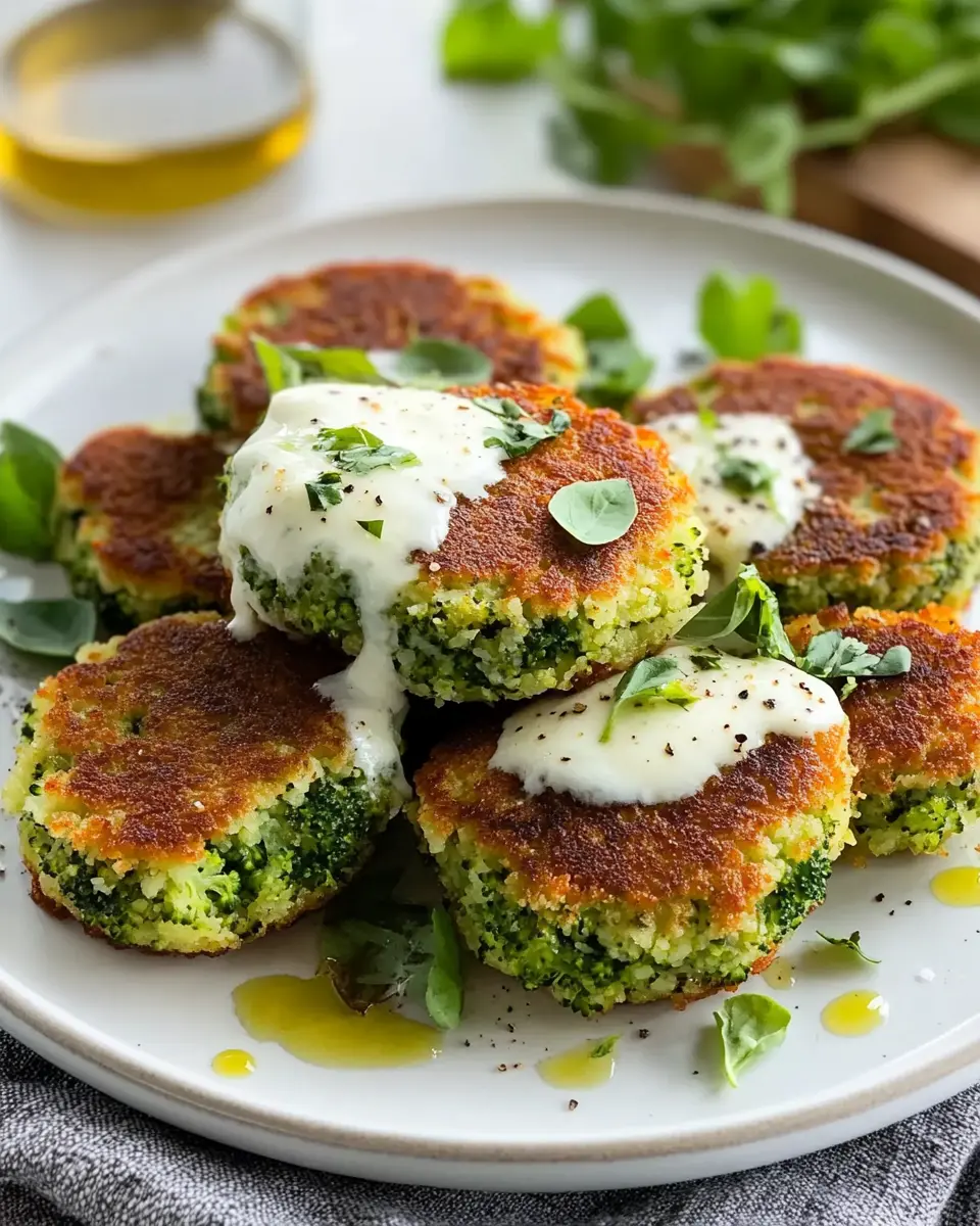 Brokkoli Kartoffel Taler mit Mozzarella: Loaded with Flavor!