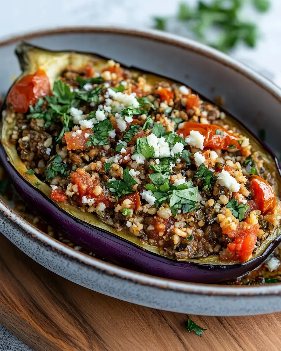 Gefüllte Aubergine: Irresistibly Flavorful & Easy to Make!