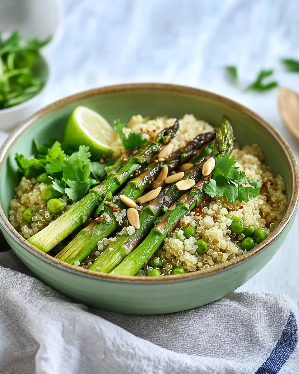 Green Quinoa Bowl mit Spargel: Easy, Fresh, and Flavor-Packed!