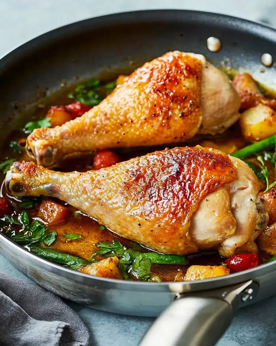 Hähnchenschenkel aus der Pfanne: Juicy Perfection Made Easy