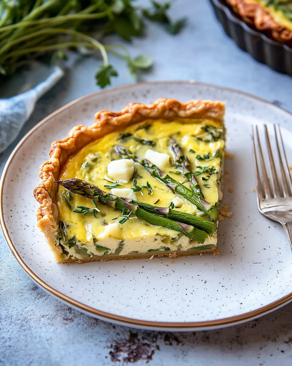 Quiche mit grünem Spargel und Kohlrabi: The Best Spring Delight