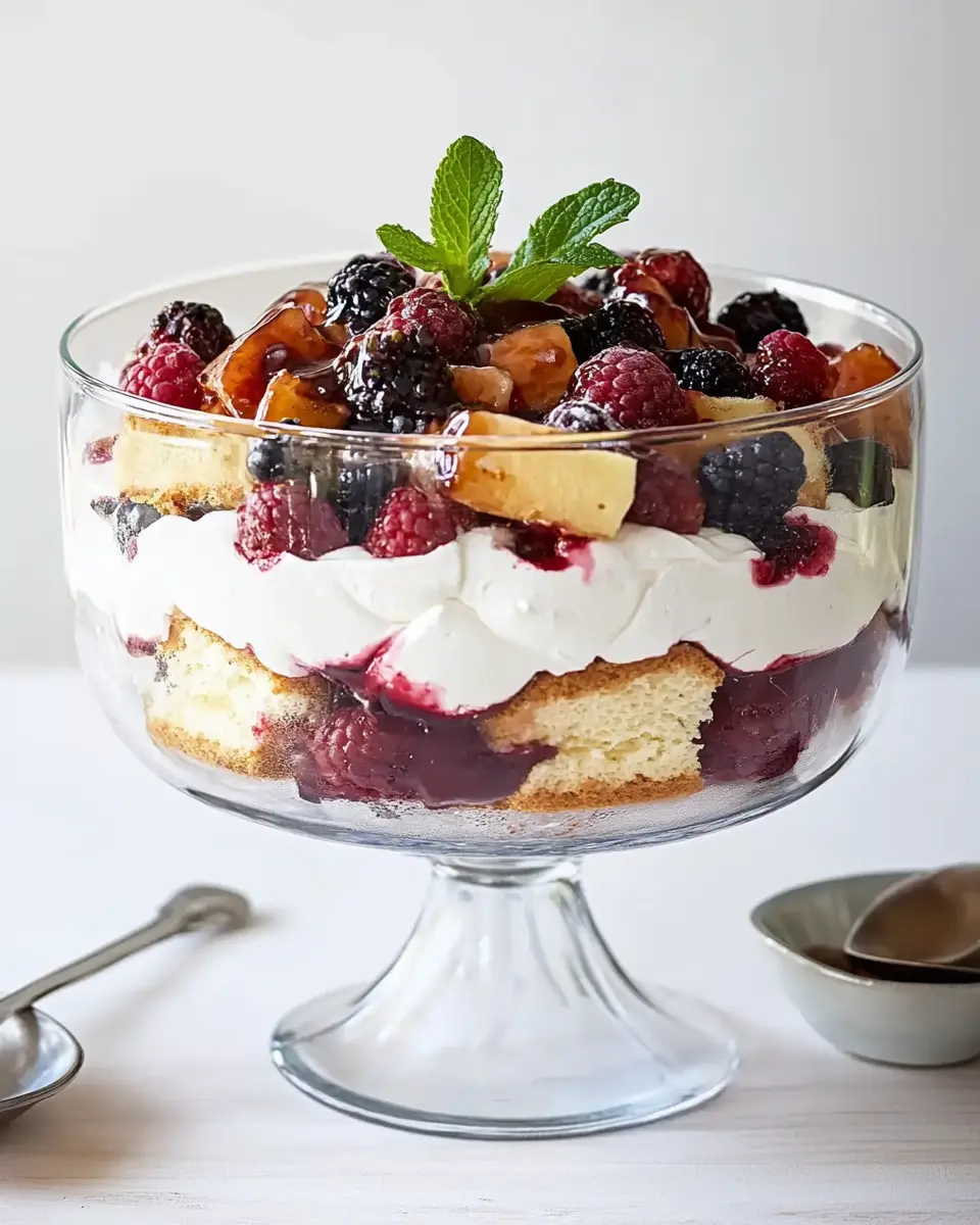 Hütten-Trifle mit Vanillequark: Indulge in Creamy Bliss