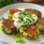 Brokkoli Kartoffel Taler mit Mozzarella First Image First Image