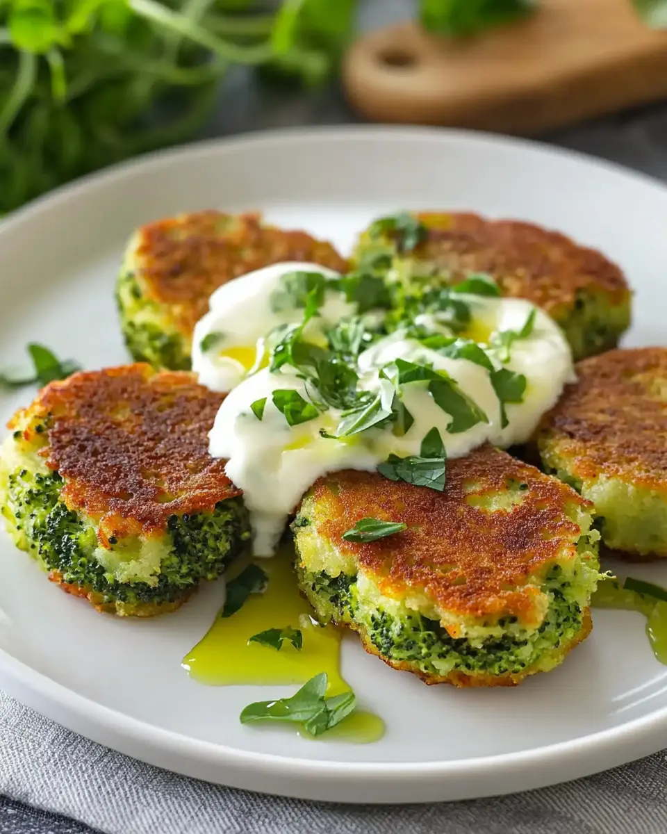 Brokkoli Kartoffel Taler mit Mozzarella First Image First Image