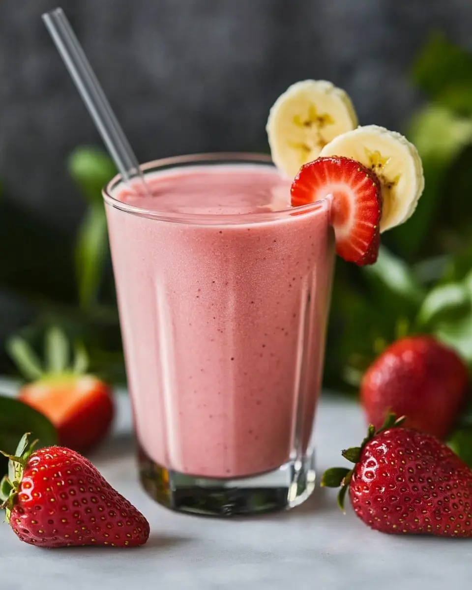 Erdbeer-Bananen-Smoothie First Image First Image