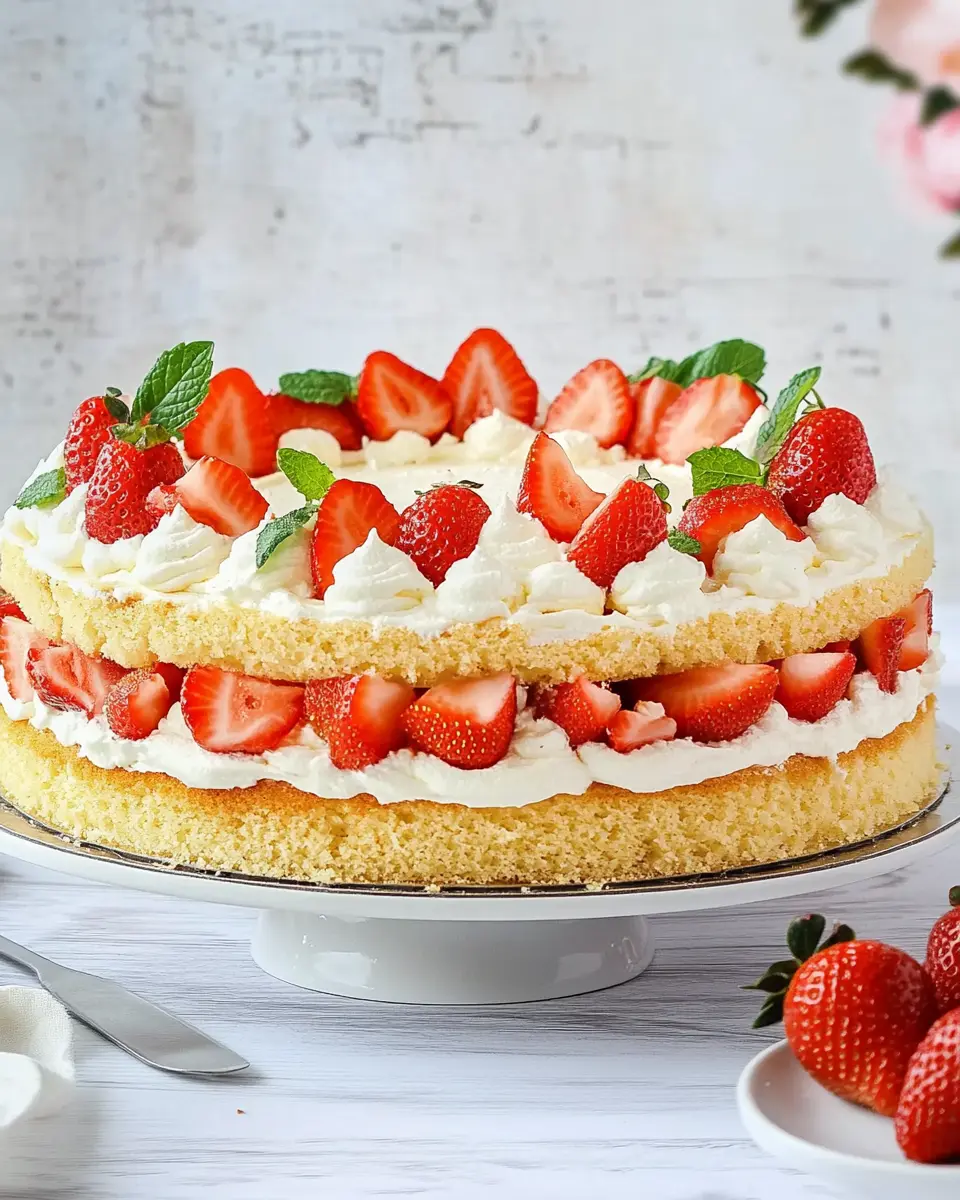 Erdbeertorte mit Biskuitboden: Irresistibly Light & Fruity Delight 7 wwkpm8guaet8hojfdu3n
