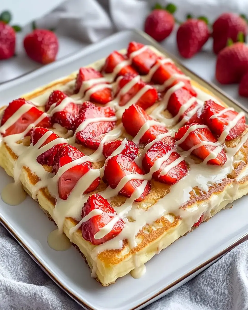 Ofenpfannkuchen mit Erdbeeren & weißer Schokolade: Indulgent Delight