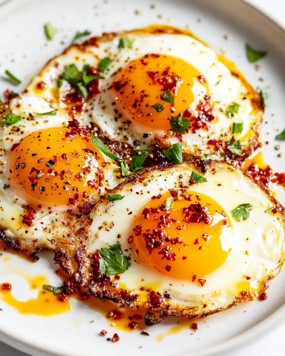 Crispy Chili Oil Eggs