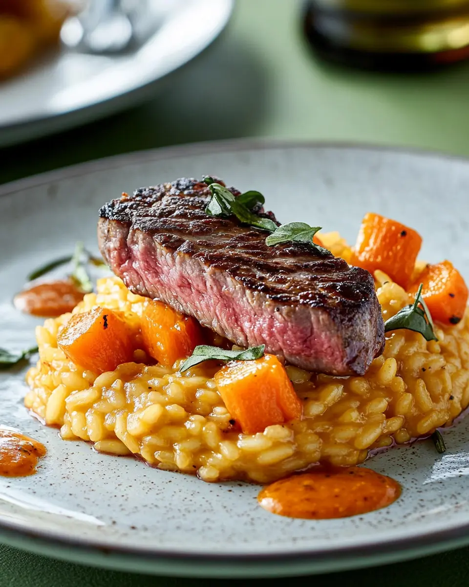 Möhren-Risotto mit Lammfilet: Indulgent Comfort in Every Bite