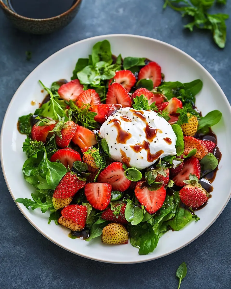 Frühlingssalat mit Erdbeeren und Burrata: An Irresistibly Fresh Delight
