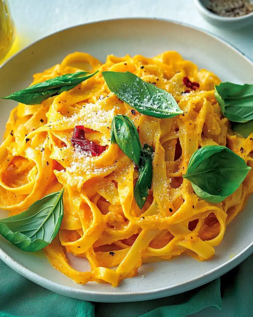 Tagliatelle mit Karottensoße