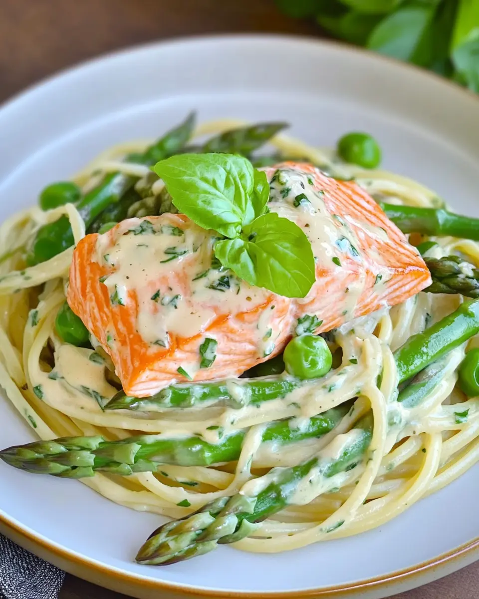 Spargel Pasta mit Lachs: Indulgent Comfort for Dinner Tonight