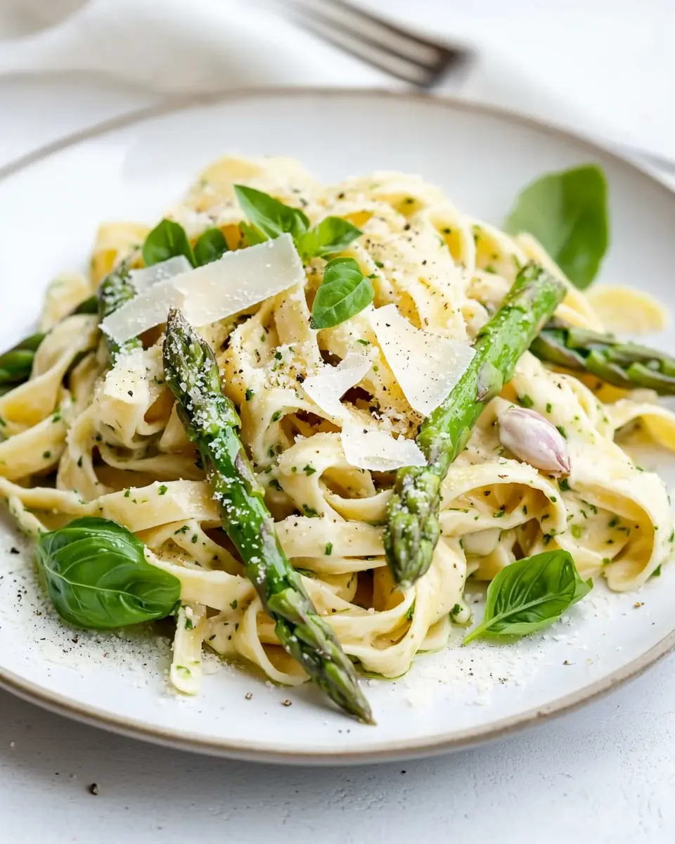 Frühlingspasta mit Spargel First Image First Image