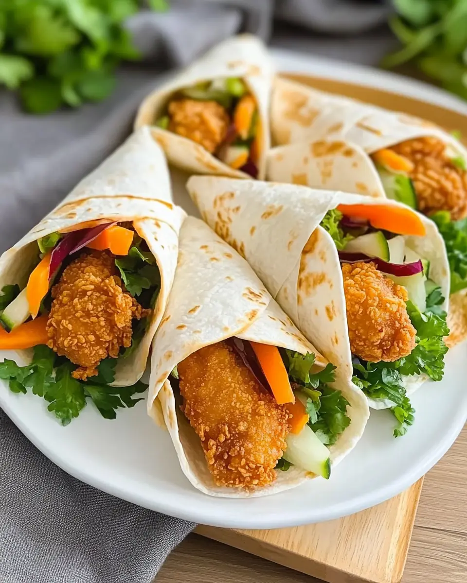 Mini Fried Chicken Wraps That'll Make You Forget Fast Food