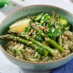 Green Quinoa Bowl mit Spargel First Image First Image