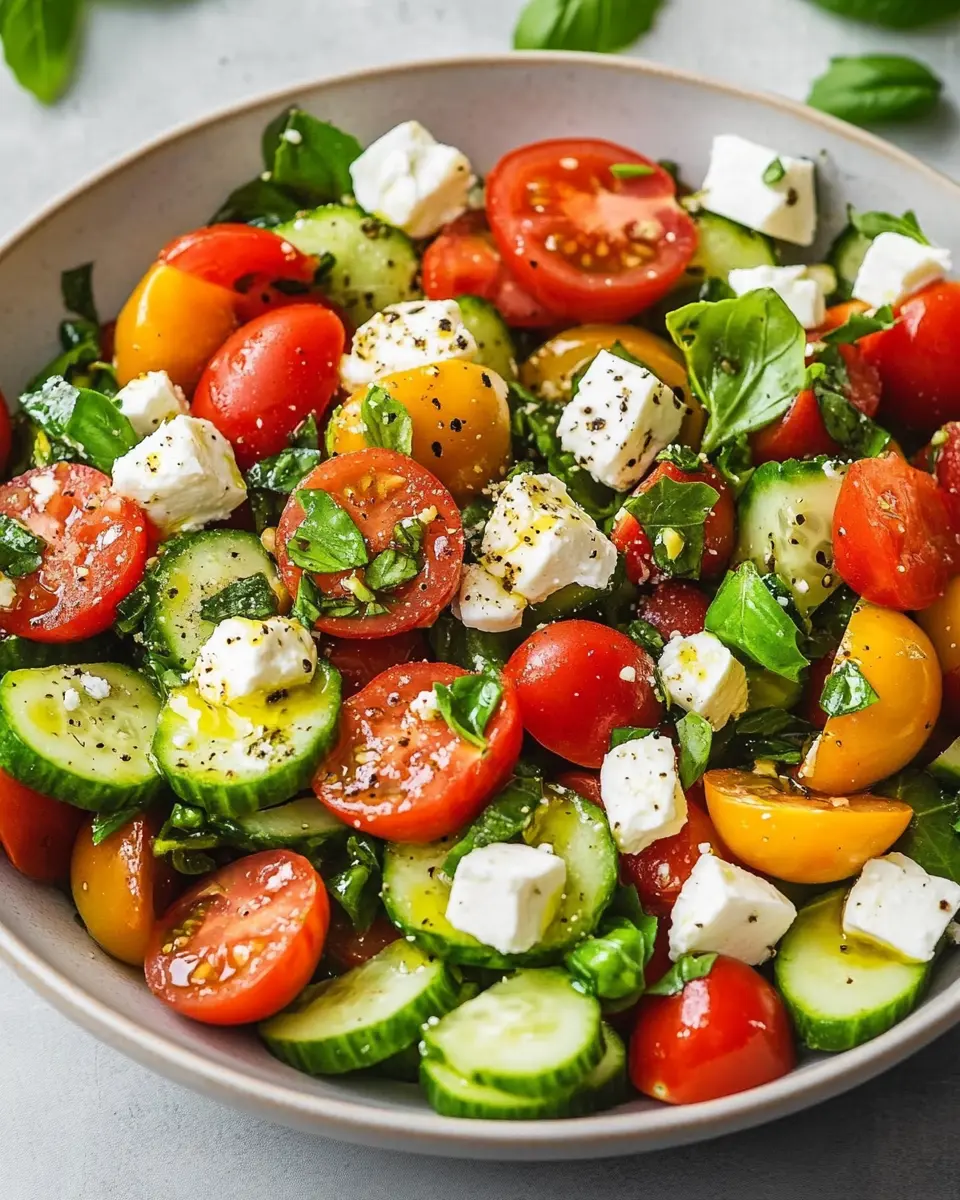 Leichter mediterraner Salat: Unvergleichlich frisch und lecker