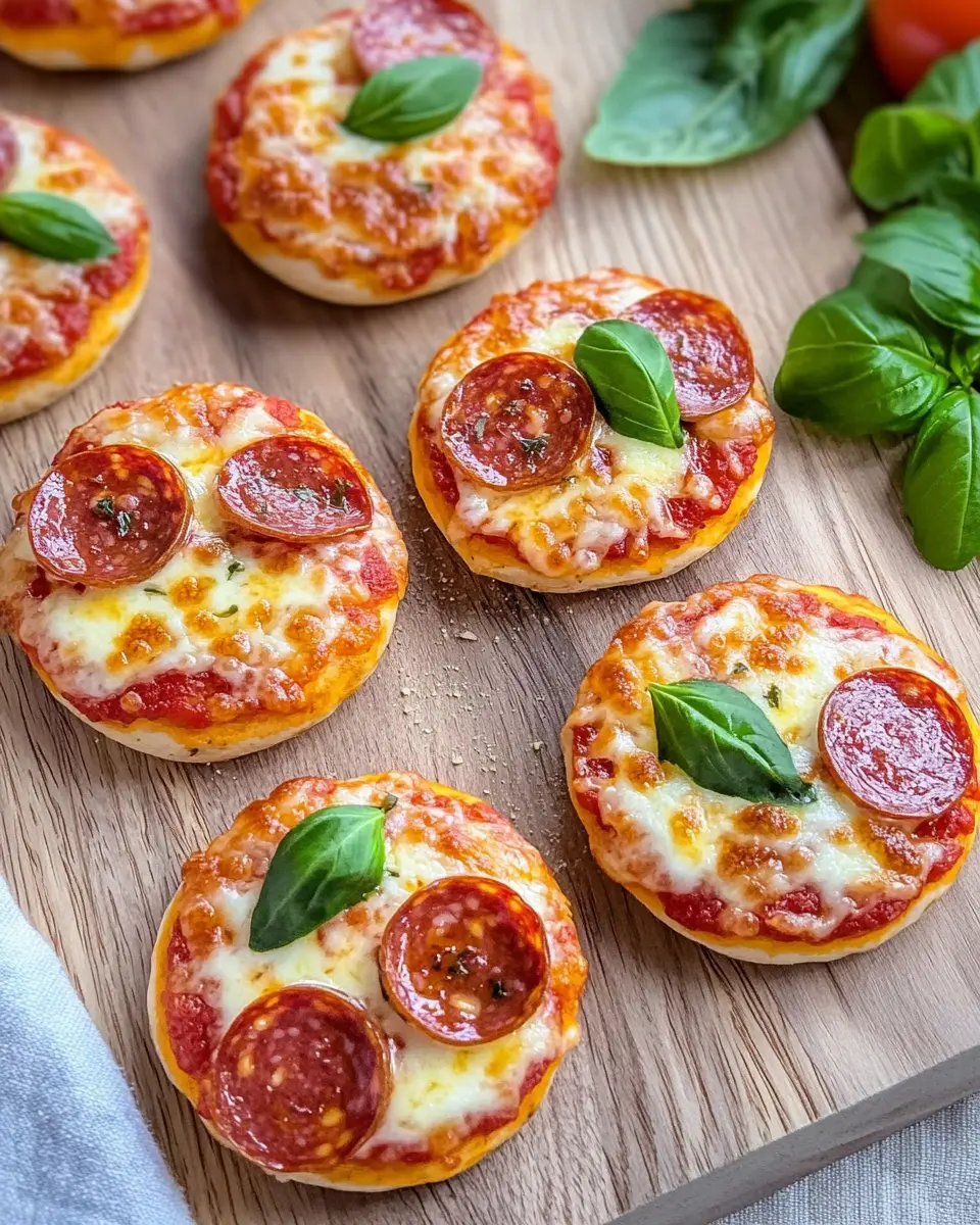 Schnelle Salami Piccolini Mini Pizzen: Easy Party Pleasers!