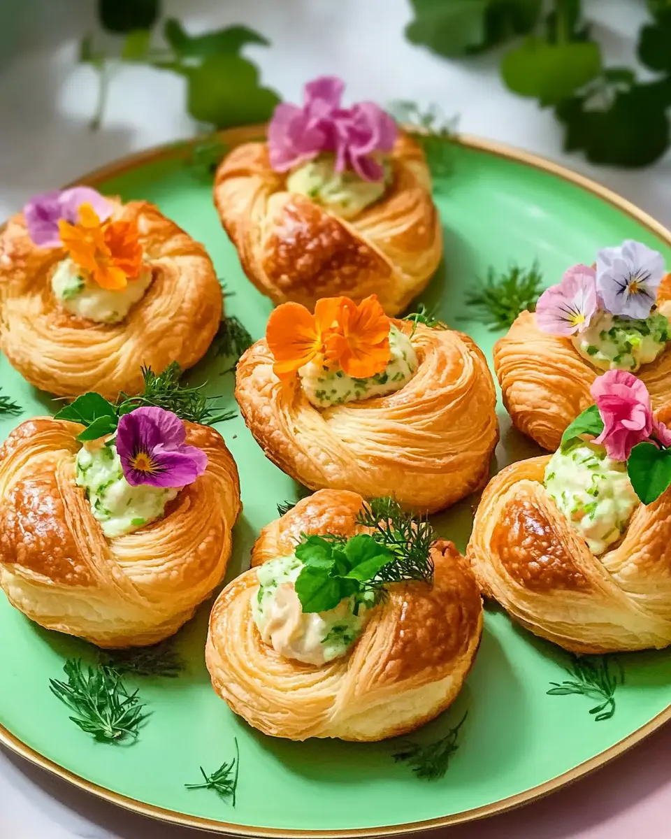 Bunt gefüllte Croissant-Nester: Irresistibly Festive Delights