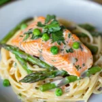 Spargel Pasta mit Lachs First Image First Image