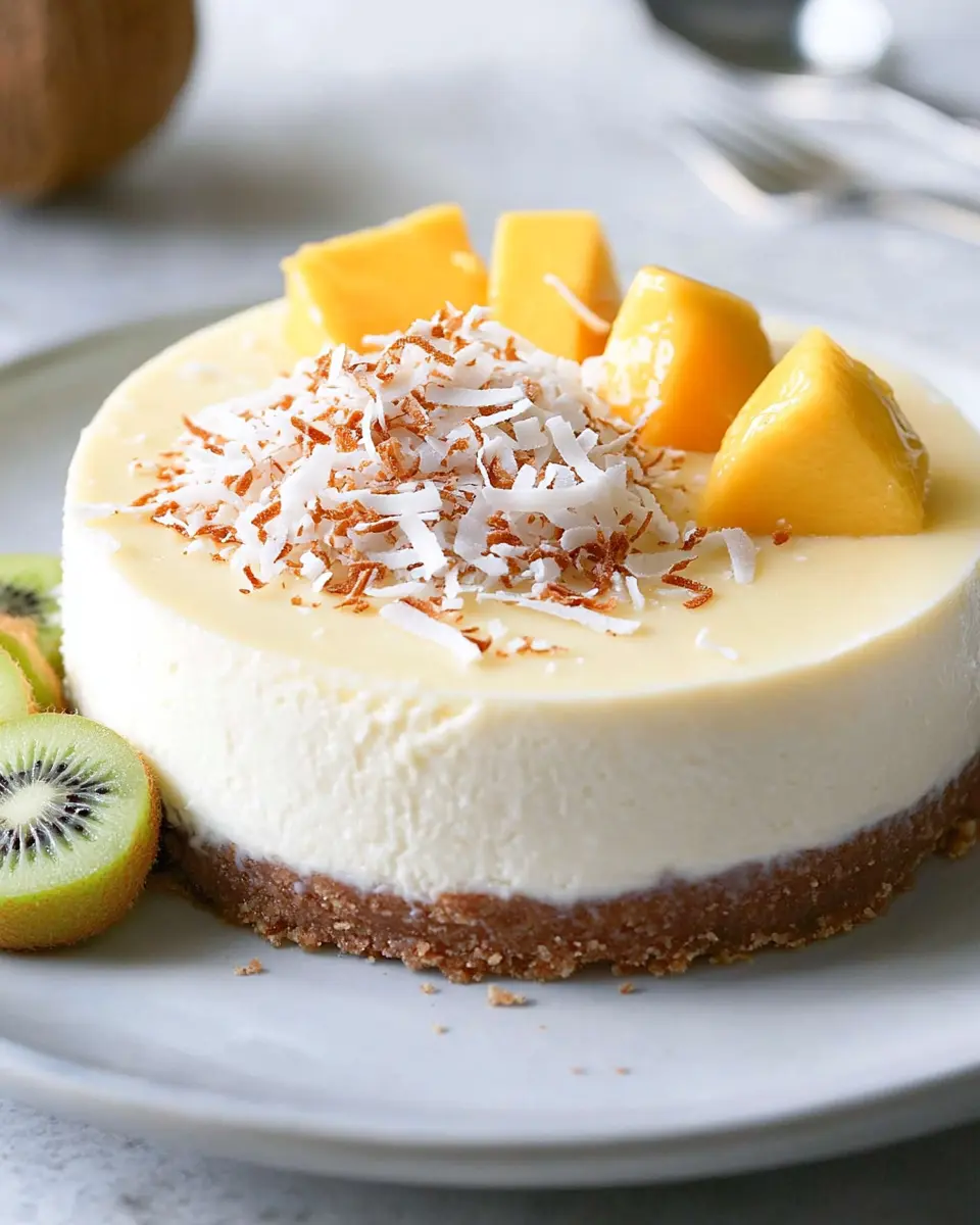 Kokos-Cheesecake: The Indulgent Tropical Escape You Need