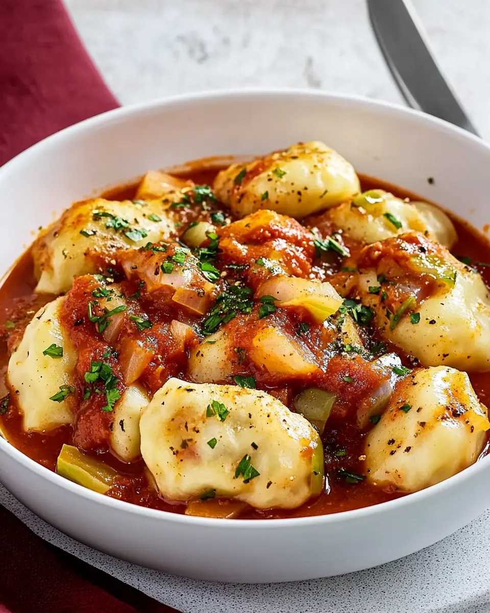 Maultaschen Gulasch in pikanter Paprikasoße: A Cozy Delight