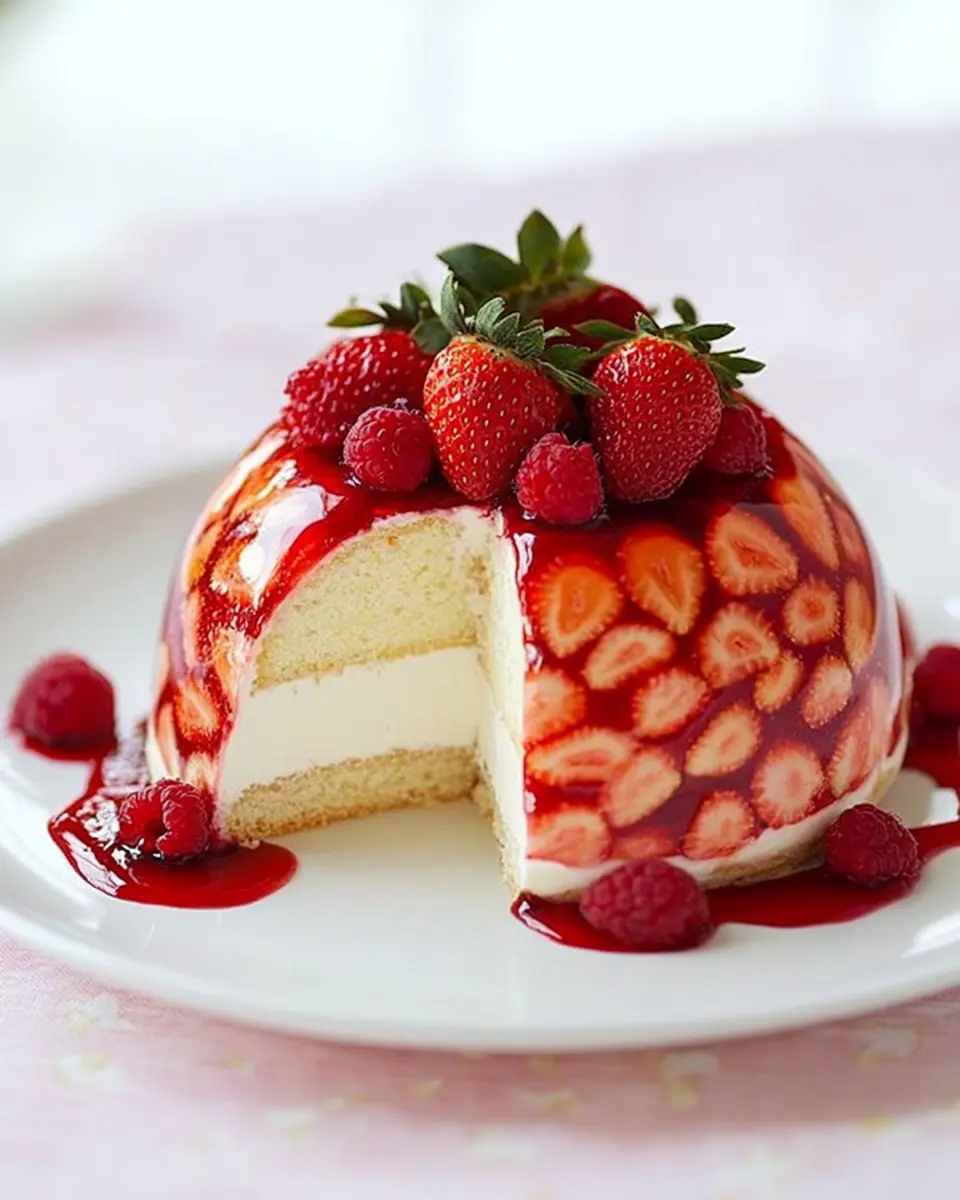Erdbeer-Kuppeltorte: The Best Creamy Strawberry Delight