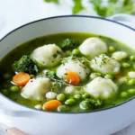 Frühlingssuppe mit Bärlauchklößchen First Image First Image
