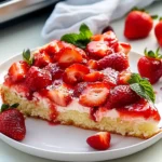 Fantakuchen mit Erdbeeren First Image First Image