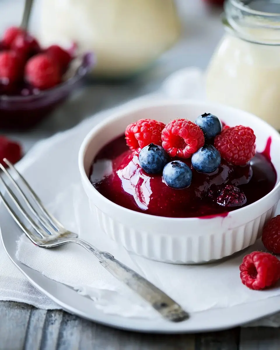 Rote Grütze mit Vanillesauce: Irresistibly Fruity Delight!