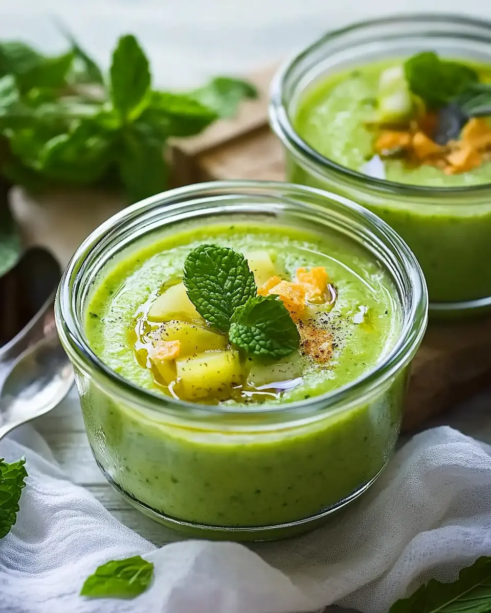 Cooles Gurkensüppchen mit Minze: Refreshing & Irresistible Delight