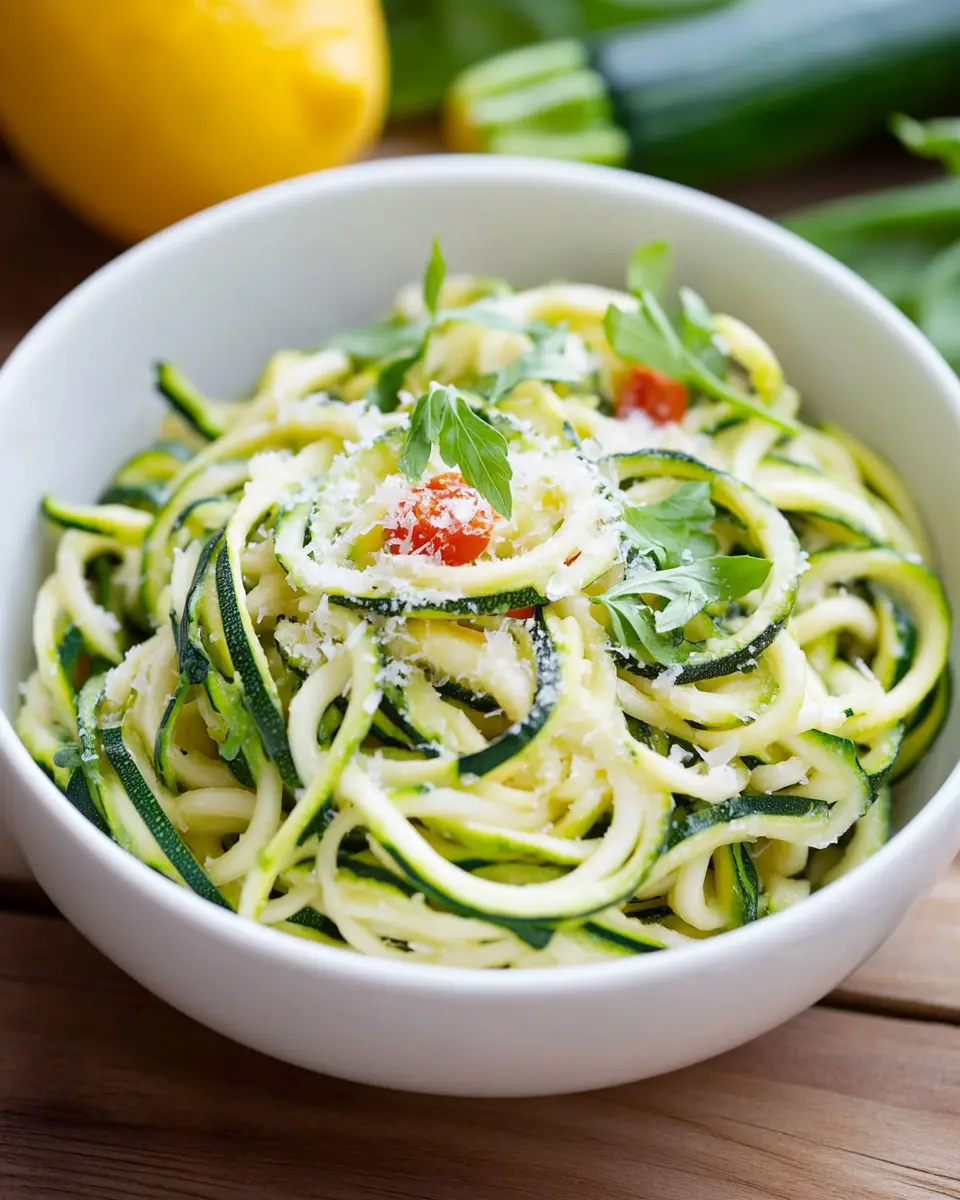 Low Carb Zucchininudeln mit Bärlauch: Irresistibly Healthy Delight